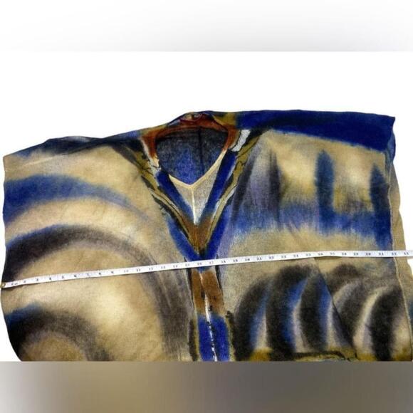 Krimson Klover - Mohair Alpaca Oversized Boxy Poncho Sweater - Picture 7 of 9